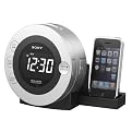 Sony CD Clock Radio for iPod/iPhone - ICFCD3IPSIL