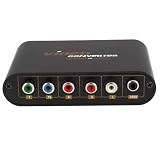 DVD Ypbpr Component AV to HDTV HDMI Converter Adapter Box for DVD PSP XBOX 360 Wii NTL TV Connected to HDTV