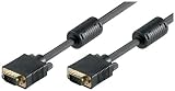 Wentronic Monitorkabel (15-polig HD Stecker auf 15-polig HD Stecker, SVGA, XGA) 15m schwarz