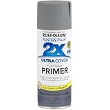 Rust-Oleum 249088 Painter's Touch Multi Purpose Spray Paint, 12-Ounce, Gray Primer