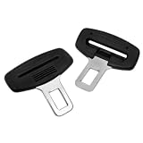 2 Pcs Black Seat Belt Buckle Alarm Stopper Canceller For Chevrolet Aveo Avalanche Camaro Cruze HHR Volt Equinox Suburban Tahoe Traverse Avalanche Colorado Silverado Trailblzer 4 Door