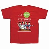 Produkt-Bild: Spike Kinder T-Shirt The Beatles "A is for Apple", rot