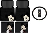 Mickey Mouse Face 5pc Combo Front Rear Car Floor Mats Steering Wheel Cover 411UxZ0gdfL. SL160 Mickey Mouse Face 5pc Combo Front Rear Car Floor Mats Steering Wheel Cover
