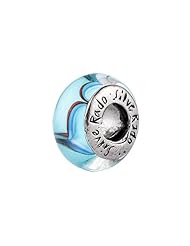 SilveRado (tm) SW03 Murano Glass Wind Song Bead / Charm