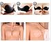 rückenfreier Push-up BH trägerlos und halterlos in schwarz und hautfarben Onesize!