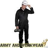 411UyItmyCL. SL160  SUperTouch Adults Black BoilerSuit, Overall Coverall Medium M