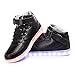 SanYes Women Men Unisex High Top USB Charging Light Up LED Shoes Flashing Sneakers