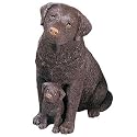 Forever Friends - Labrador Retriever & Pup, Chocolate