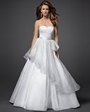 Bead Organza Bow Princess Wedding Dress - Rami Kashou