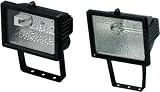 Eigenschaften   / Halogenstrahler m. Birne IP 44, weiß, 500 W