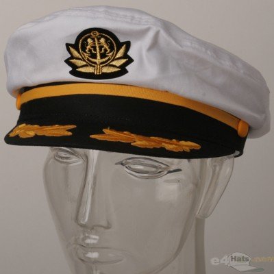 Adjustable Captain Hat-White Flagship