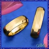 14K Men's Beveled Wedding Band