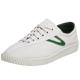 TretornWomen'sNyliteCanvasSneaker,WhiteCanvas/Fairway,5.5MUS