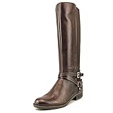 Tommy Hilfiger Women's Sienna Roast Espresso Leather/Stretch Combo Boot 8.5 M