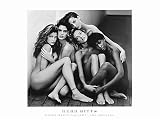 Cindy and Co. (Stephanie, Cindy, Christy, Tatjana, Naomi 1989), Art Poster by Herb Ritts, size 31.50