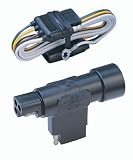 Hopkins Plug-In Simple 40105 T Connector Wiring Kit For Ford Pickups (All Sizes) '73-79