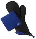 Review Kitchen Grips K2CF137BE / Kitchen Grips ContourFit Mitt 2-Piece Set, Blue