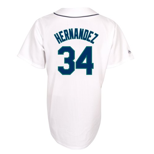 MLB Felix Hernandez Seattle Mariners Replica Home Jersey (X-Large)