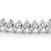 14K White Gold Diamond Bracelet -- 5.00 Ct. SI1-SI2 Eye Clean J/K