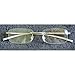 (3 PACK + BONUS) Foster Grant / Magnivision +3.00 ALUMINEYES Reading Glasses - Rimless Lens with Lightweight Gunmetal Arms & Spring Hinges + + 1 FREE BONUS MICRO-SUEDE CLEANING CLOTH