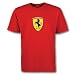 Ferrari Red Shield Logo Tee