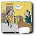 Londons Times Funny Animals Cartoons - Worst-Dressed Zebra - Mouse Pads