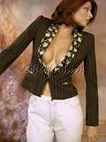Dolce & Gabbana - $1995 New DOLCE & GABBANA Black Pinstripe Jacket 42 / 8