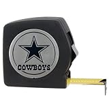 Dallas Cowboys NFL 25' Black Tape Measure