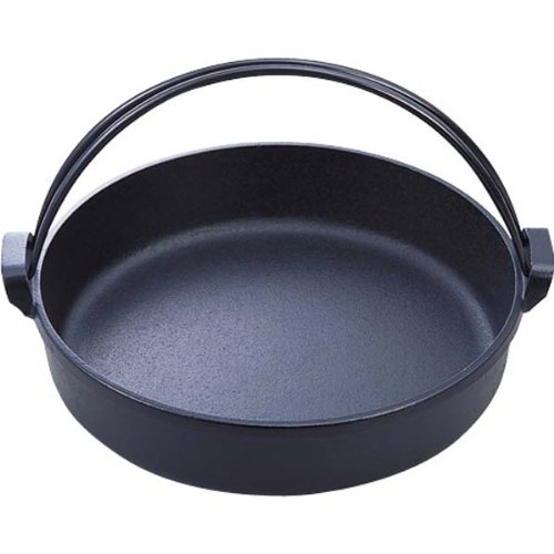 南部鉄器 すき焼鍋 南部ツル付 18cm 20036