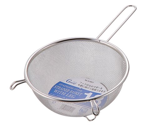 パール金属 グッティ ステンレス製 ストレーナー ザル足付18cm H-5911