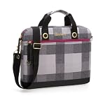 Skechers SKSLV02-GRY Buffalo Plaid Laptop Sleeve - Grey