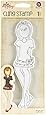 Prima Marketing Julie Nutting Mixed Media Cling Rubber Stamps, Dita