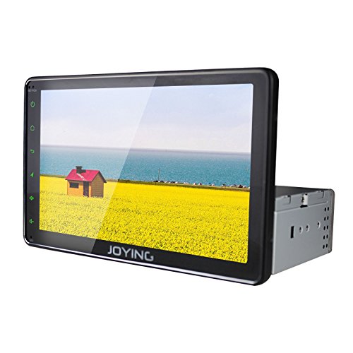 JOYING Single 1 Din 8'' Android 4.4 Easy Installation Quad Core 1024600 Touch Screen Car Stereo Indash Radio Head Unit GPS with MirrorLink/Bluetooth/Re-map Touch Key/Sleep Mode/Magic EQ/NFC/1080P