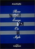 Three essays on style
