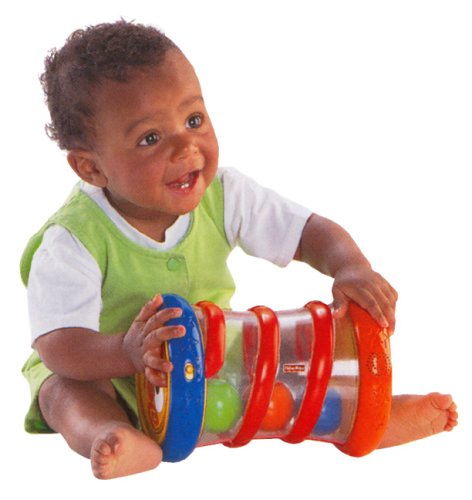 Childrens Toyshop   : Fisher-Price Crawl Along Drum Roll