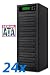 Bestduplicator 10 Target DVD CD Duplicator with DVDRW Burners Athena Duplication Controller, Standalone Copier Tower Replication Recorder Black