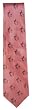 100% Silk Necktie with "Grand!" Grand Pianos Black on Dusty Rose