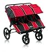 Baby Jogger Summit 360 Triple Jogging Stroller, Red Black Image