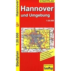Stadtplan Hannover und Umgebung 1:20 000: Innenstadtplan, Stadtumgebungskarte, Nahverkehrsplan, Stra�enverzeichnis