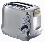 Breville TT27 Elements-Brushed Stainless Steel 2-Slice Toaster with Beech Trim
