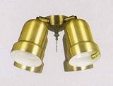 Antique Brass 4 Light Spotlight For Ceiling Fan