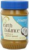 Earth Balance Coconut and Peanut Butter Spread, Creamy, 16 Ounce (Pack of 12)