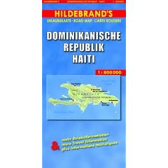 Hildebrand's Travel Map: Dominican Republic, Haiti