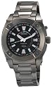 Seiko Men's Kinetic GMT Black Ion Watch #SUN007