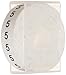 Hellermann Tyton WMT0-9 Wire Marker Tape Dispenser Refill, 0-9, White