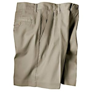 Buy Dickies Ladies Pleated Front Short, Size: 4, Color: Black by Dickies