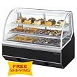 5' Curved Glass Bakery Case