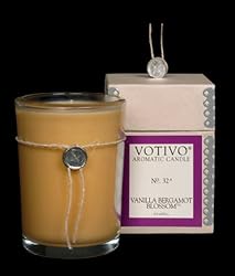 Votivo 6.8 oz Candle Vanilla Bergamot Blossom