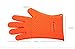 Cool-Shop Heat Silicone BBQ Grill Oven Gloves - Best Heat Protection -Use as BBQ Meat Turner or Oven Mitts-1Pair (Orange)