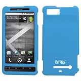 EMPIRE Light Blue Rubberized Hard Case Cover for Verizon Motorola Droid X2